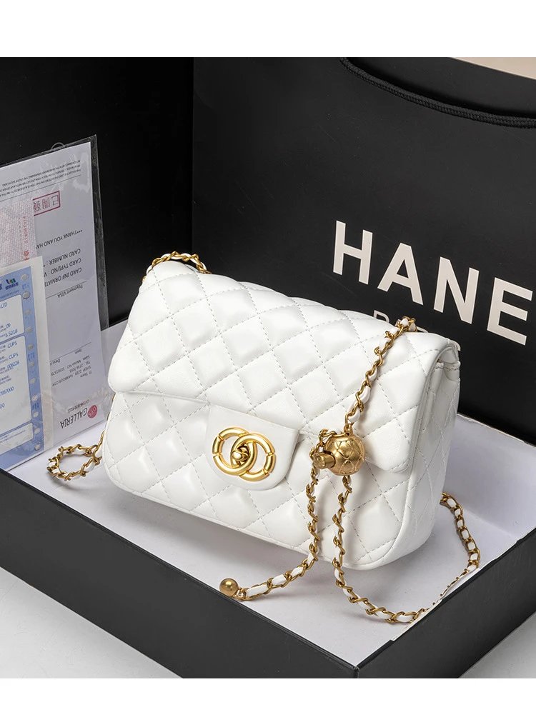 Chanel Mini Flap Bag Black Quilted Leather Chain Shoulder Bag - 5