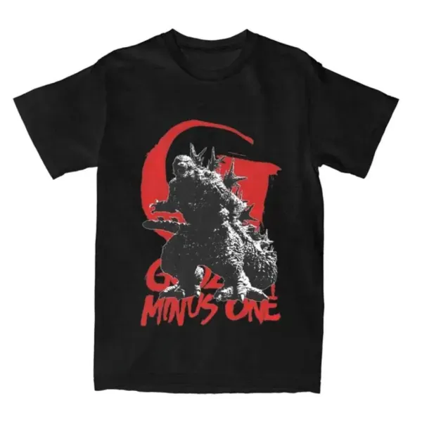 Design Godzilla Minus One Black Graphic T-Shirt T-Shirts - 1