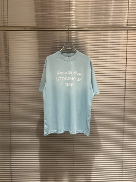 Acne Studios Heart Logo Oversized T-Shirt Pink - 24