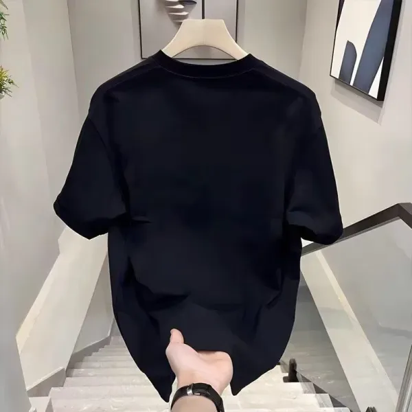 Design Leadzones Andiyouxuan Multicolor Graphic Print Black T-Shirt T-Shirts - 6