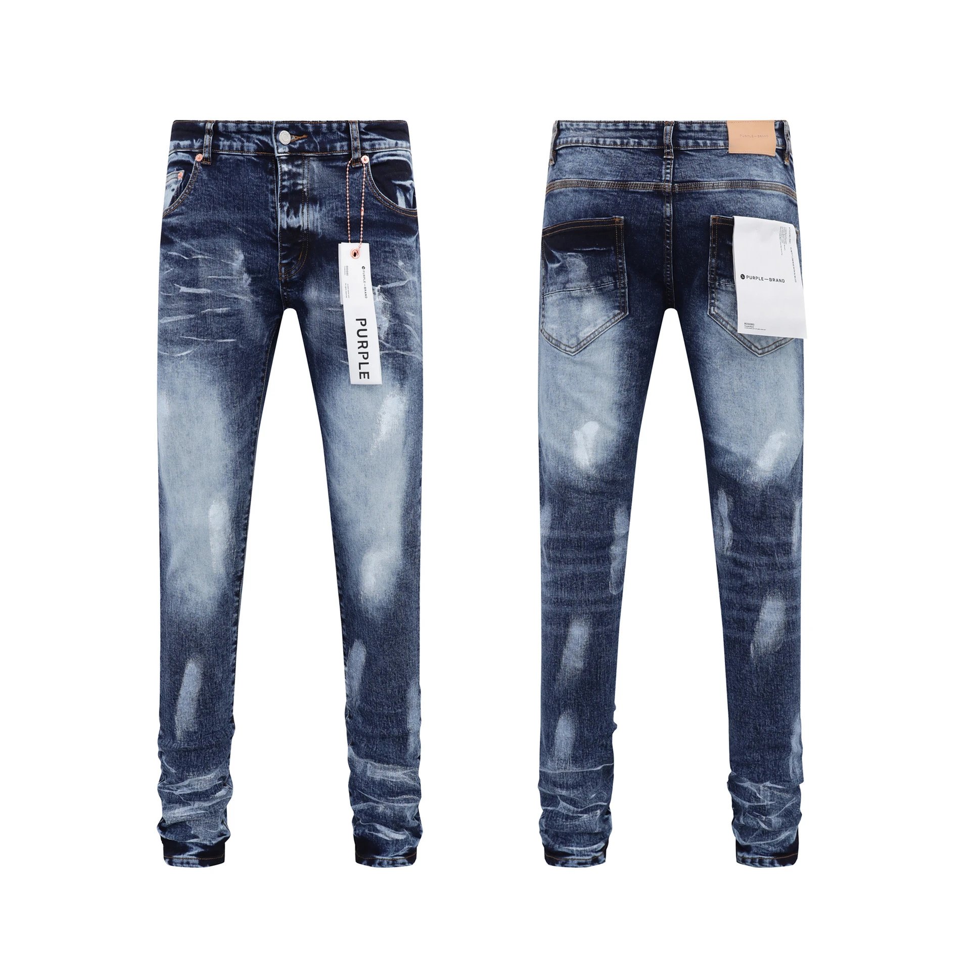 Purple Brand Logo-Embroidered Flared Black Jeans - 16