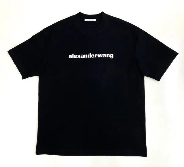 Alexander Wang Graphic Print Black T-Shirt - 39
