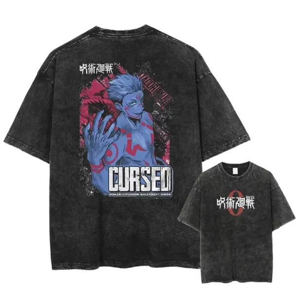 Design Jujutsu Kaisen Cursed Domain Expansion T-Shirt Black - 1