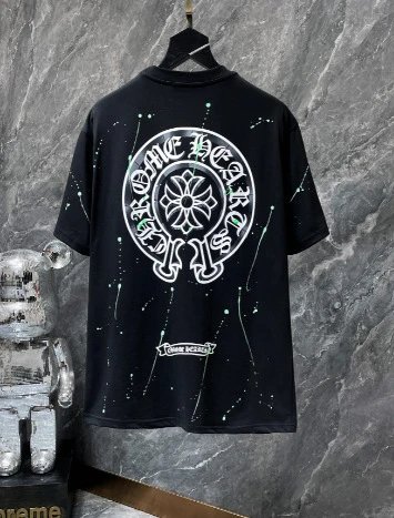 Chrome Hearts Multicolor Cross Flower Print T-Shirt - 41