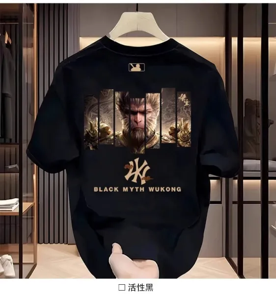 Design Black Myth Wukong Graphic T-Shirt White - 17