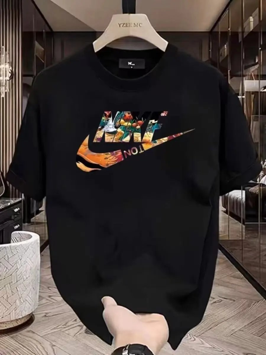 Nike NO1 Graphic T-Shirt Black with Neon Green - 32