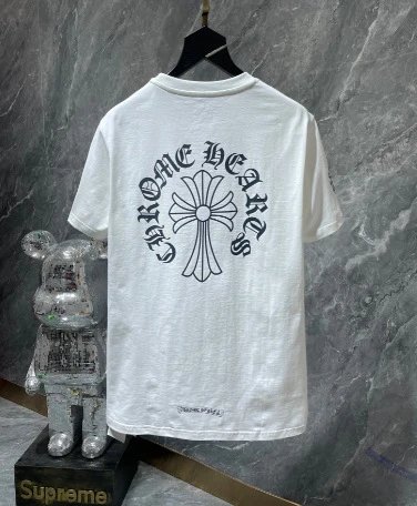 Chrome Hearts Multicolor Cross Flower Print T-Shirt - 10