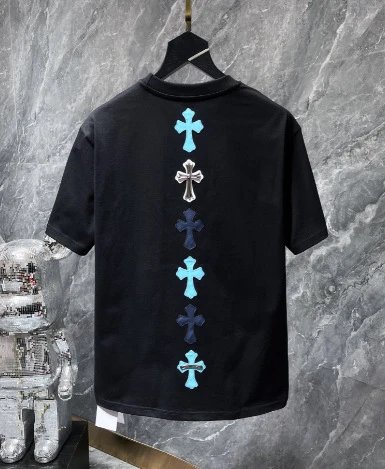 Chrome Hearts Multicolor Cross Flower Print T-Shirt - 21