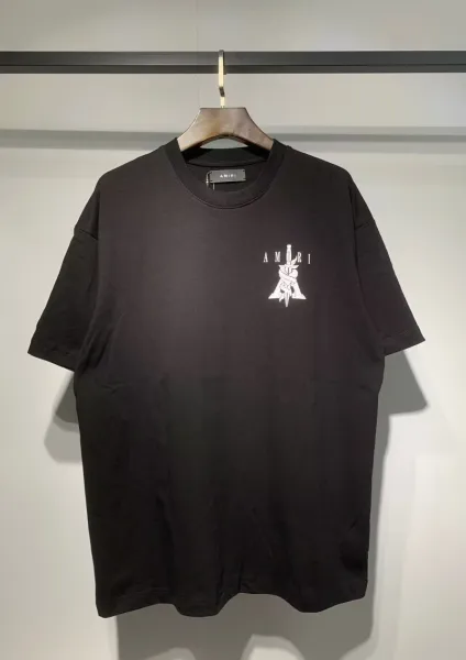 Amiri Sword Logo Graphic T-Shirt Black - 1