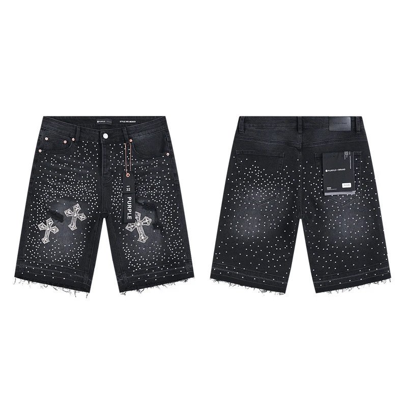 Purple Brand Relaxed Fit Jeans Shorts photo 5