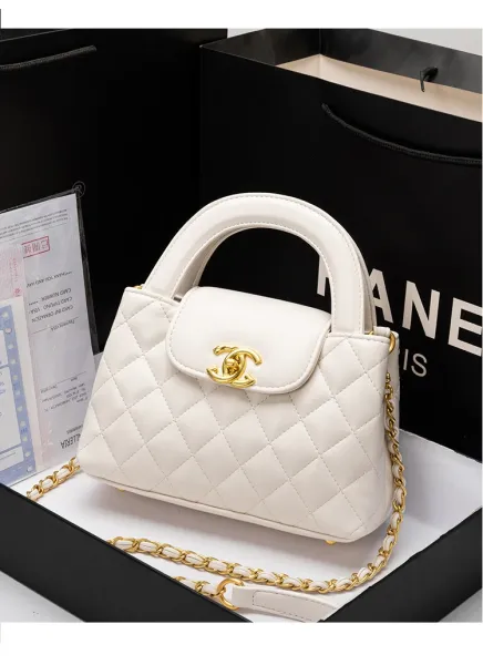 Chanel Mini Flap Bag Black Quilted Leather Handbag - 5