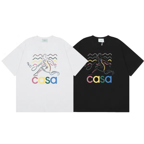 Casablanca Casa Airlines Graphic Oversized T-Shirt White - 7