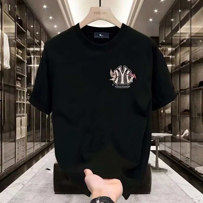 Design NY Logo Graphic Print Black T-Shirt - 7