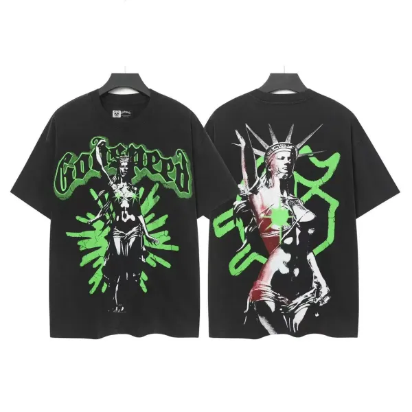 Godspeed Out Of Many One Skeleton Basketball T-Shirt Black - 23