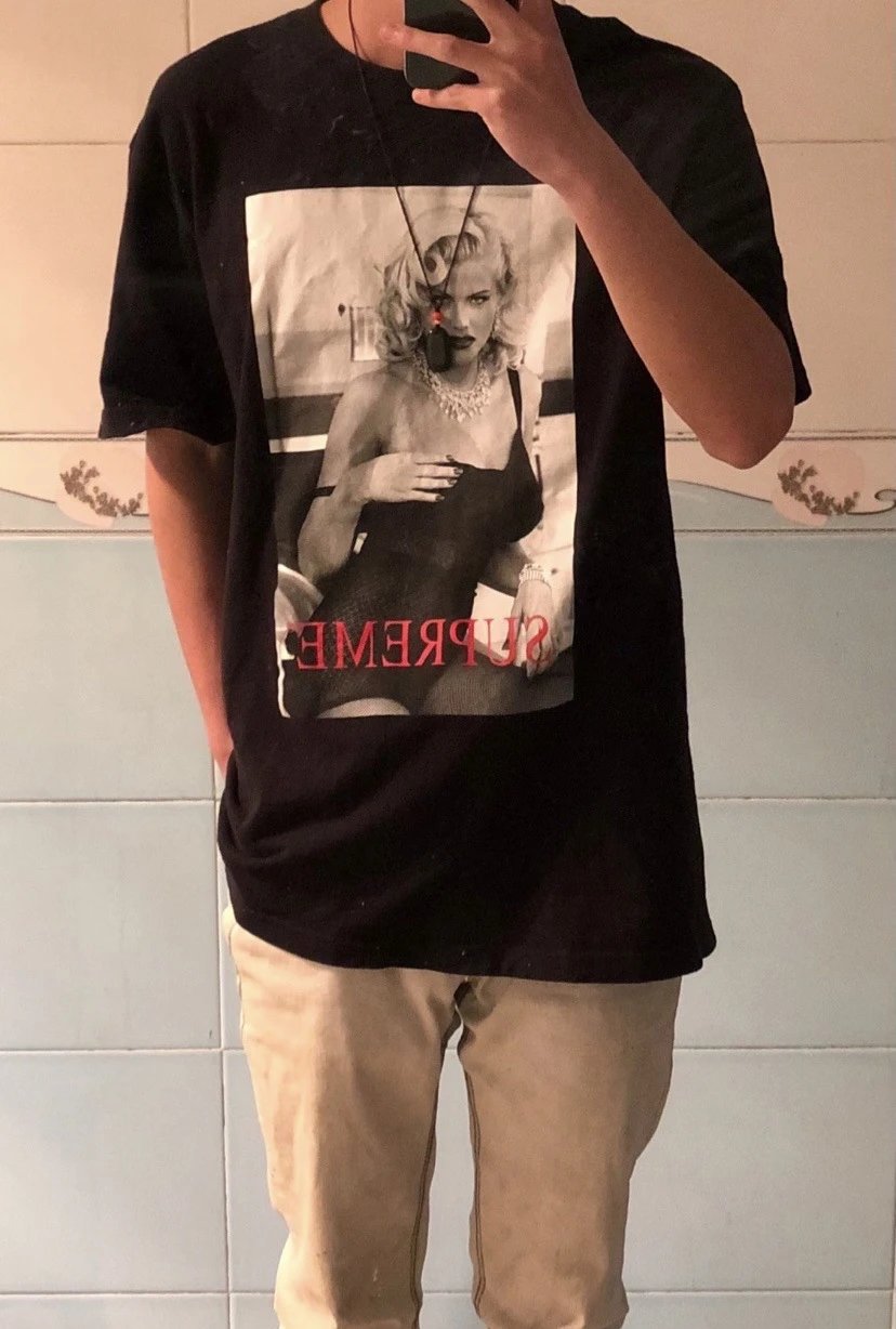 Supreme Bandana Box Logo T-Shirt Navy - 9