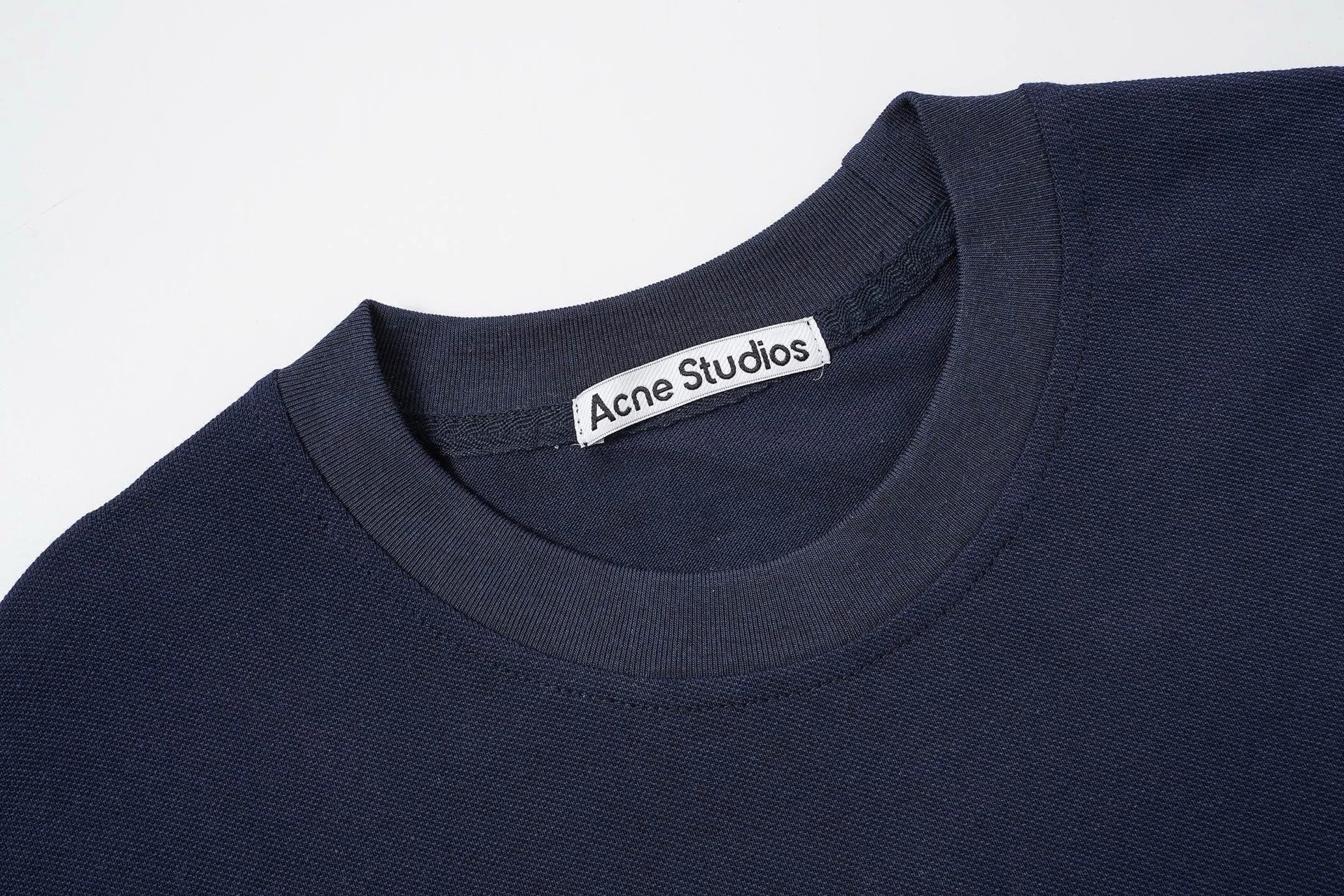 Acne Studios Embroidered Script Logo White T-Shirt - 12