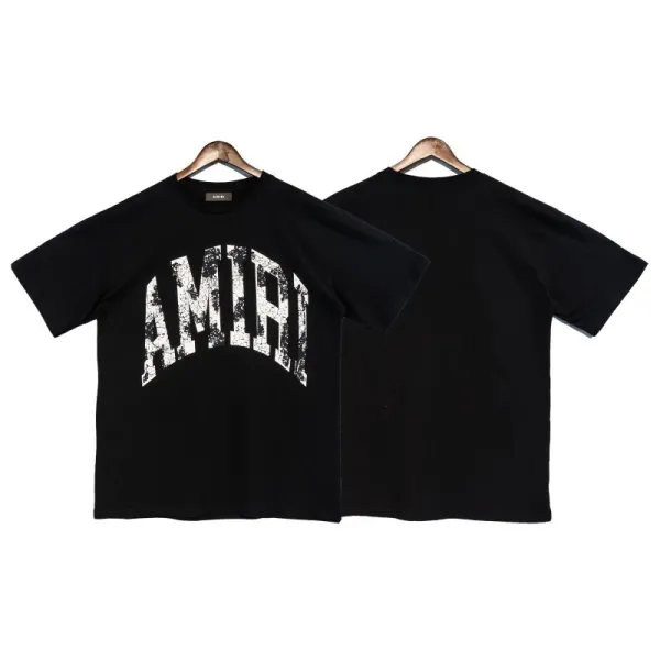 Amiri Tiger Logo Oversized Black T-Shirt - 25