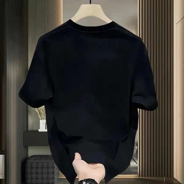 Design Minimalist Logo T-Shirt Black - 5