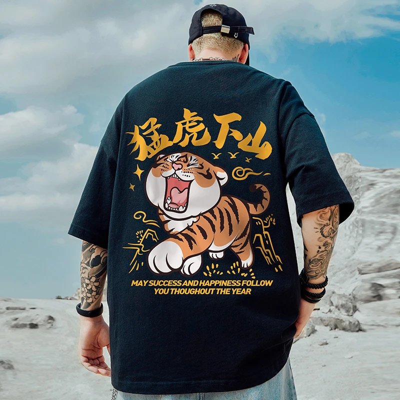 Oversized Polyester Print Short Sleeve T-Shirt M-8XL photo 4