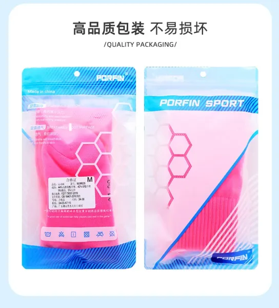 Design Knee-High Socks Neon Pink Socks - 13
