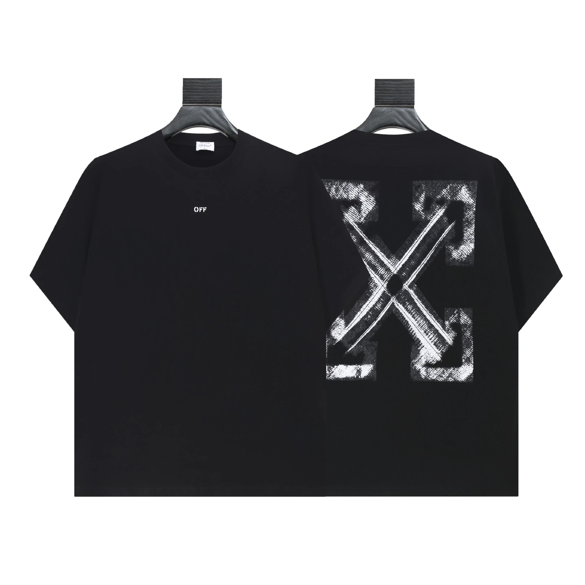 Off-White Angel Print T-Shirt Black - 9
