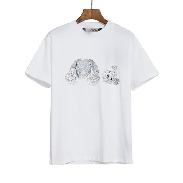 Palm Angels Teddy Bear Graphic White T-Shirt - 25