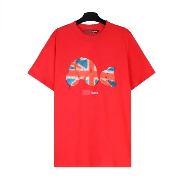 Palm Angels Teddy Bear Graphic White T-Shirt - 41