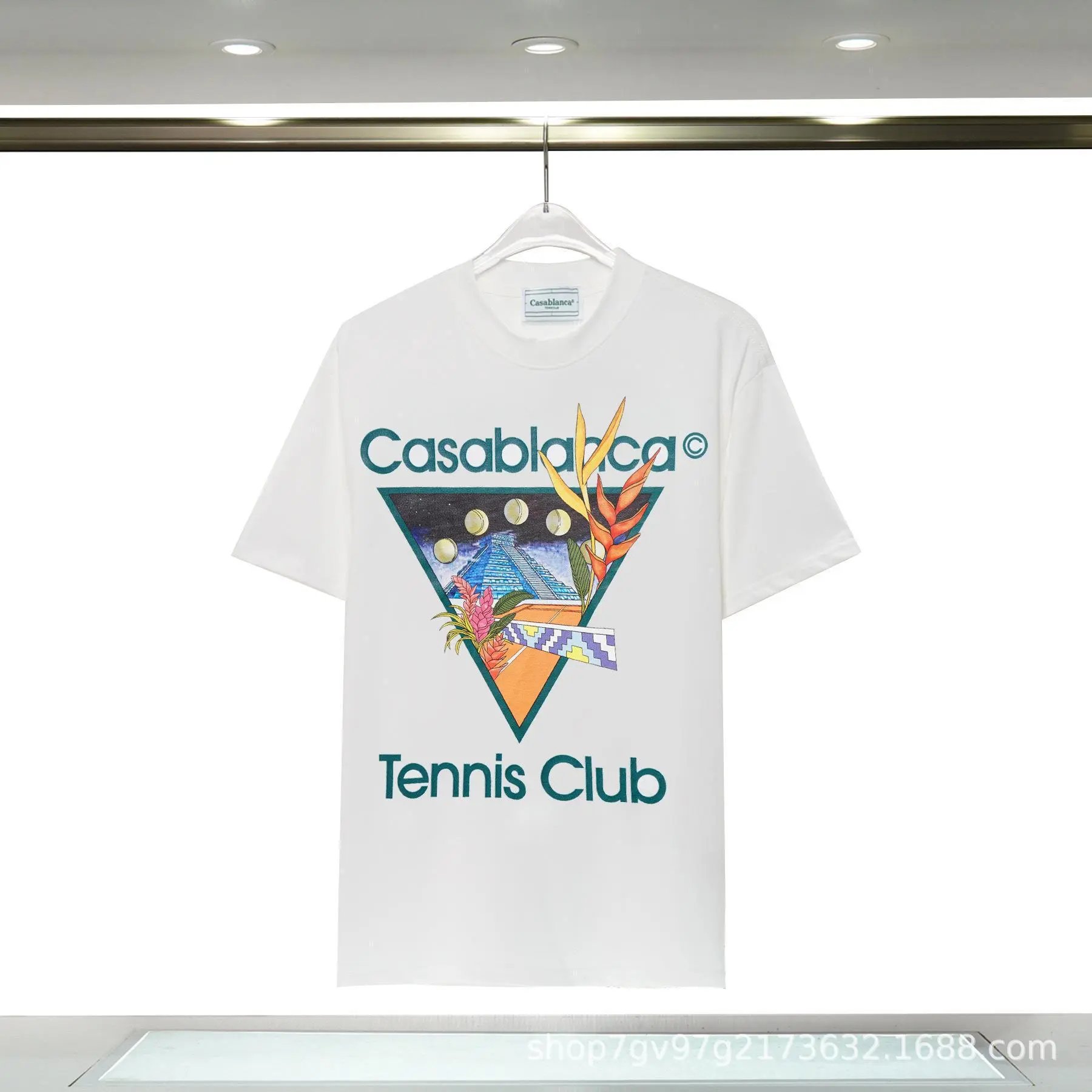 Casablanca Letter Logo T-Shirt photo 3