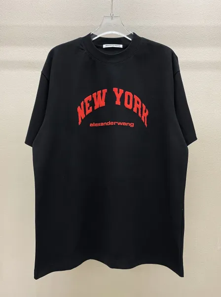 Alexander Wang Graphic Print Black T-Shirt - 33