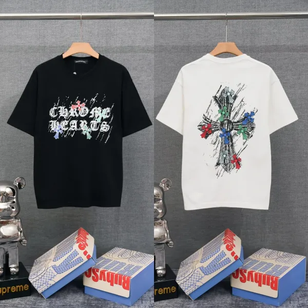 Chrome Hearts Cross Motif White T-Shirt - 25