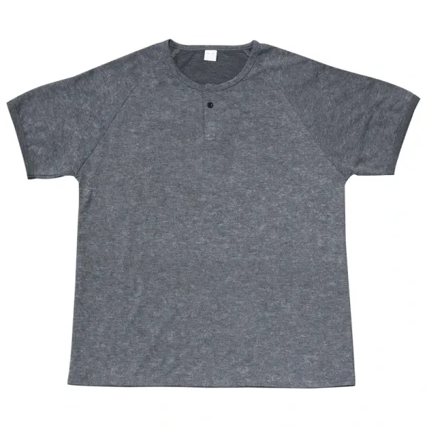 Design Henley T-Shirt Army Green T-Shirt - 33