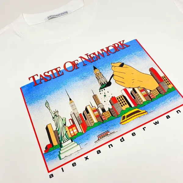 Alexander Wang Graphic Print Black T-Shirt - 47