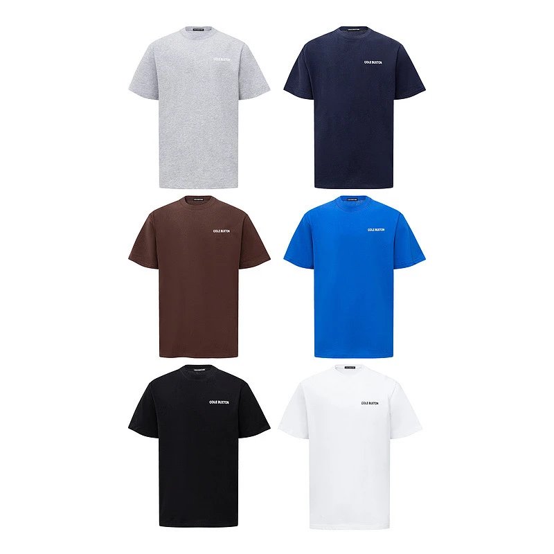 Cole Buxton Logo Tee Blue T-Shirt - 6