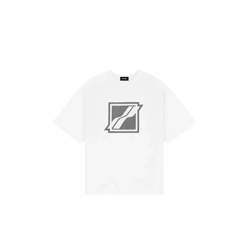 Design Weidone Repeat Logo Graphic T-Shirt Charcoal Gray T-Shirt T-Shirts - 20