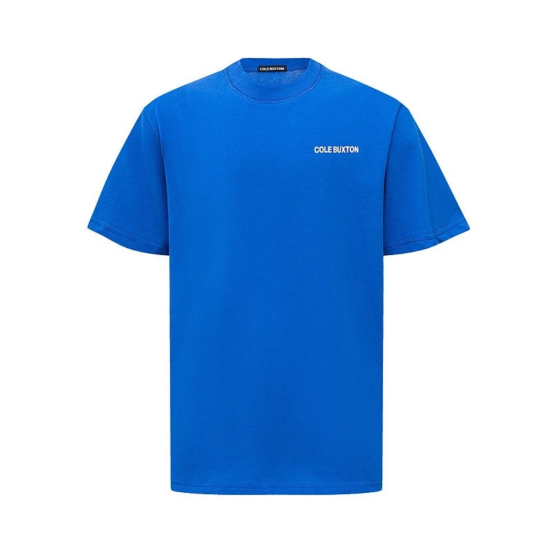 Cole Buxton Logo Tee Blue T-Shirt