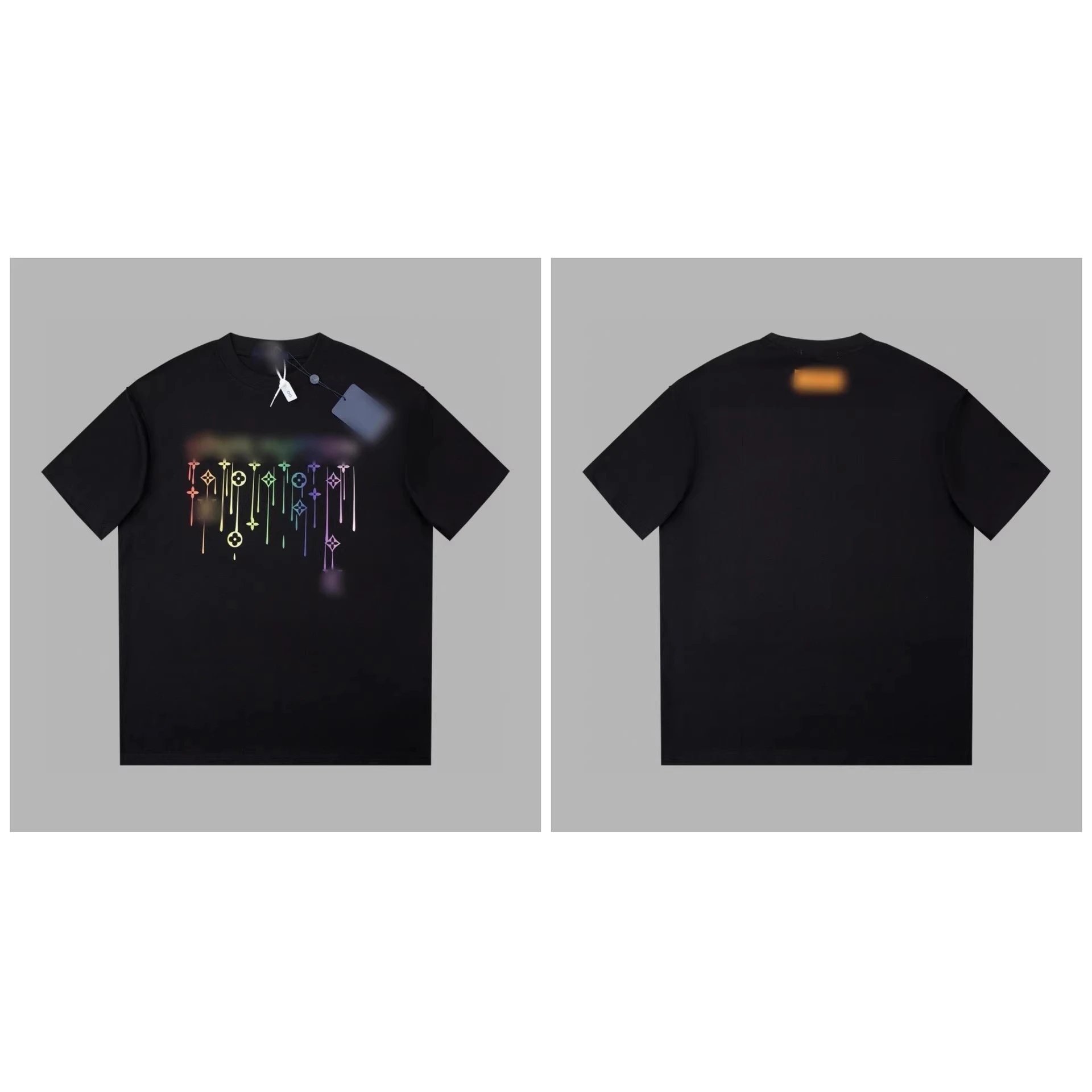 Cross-Border High-End Creative Letter Print Loose Casual Versatile Unisex Couple Top T-Shirt