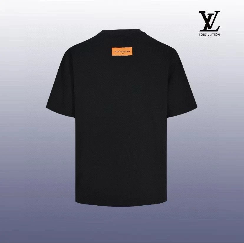 Louis Vuitton Monogram Print Black T-Shirt - 6