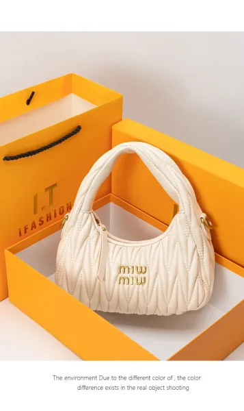 Miu Miu Matelassé Hobo Bag Black - 18