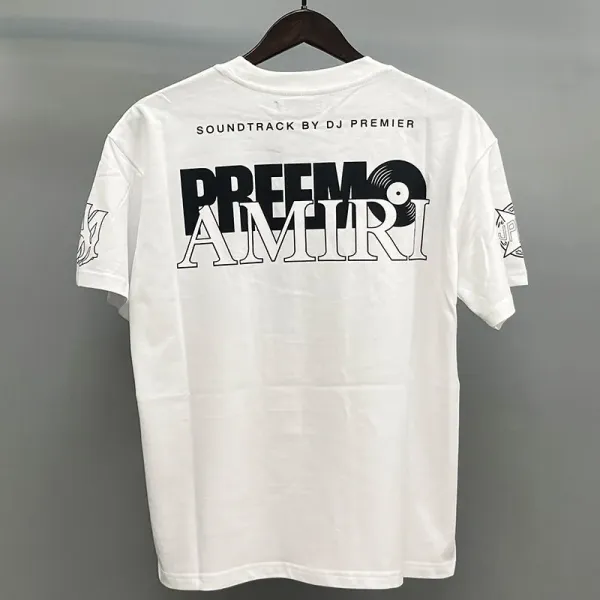 Amiri Soundtrack T-Shirt White - 1