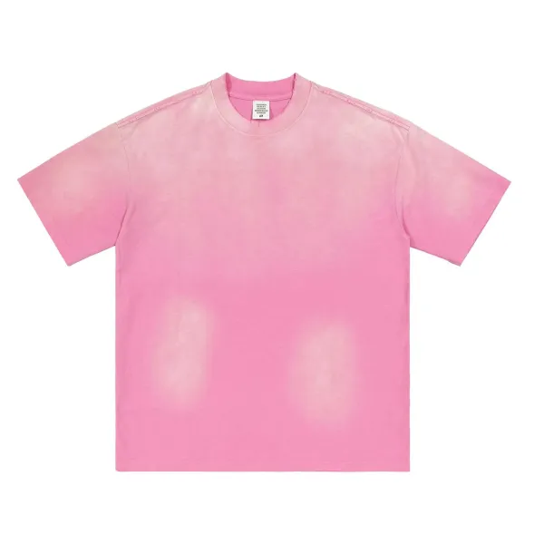 Design Acid Wash Pink T-Shirt - 1