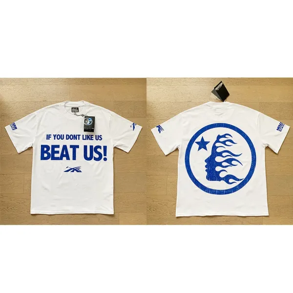 Reebok x WWE If You Don't Like Us Beat Us White T-Shirt - 1