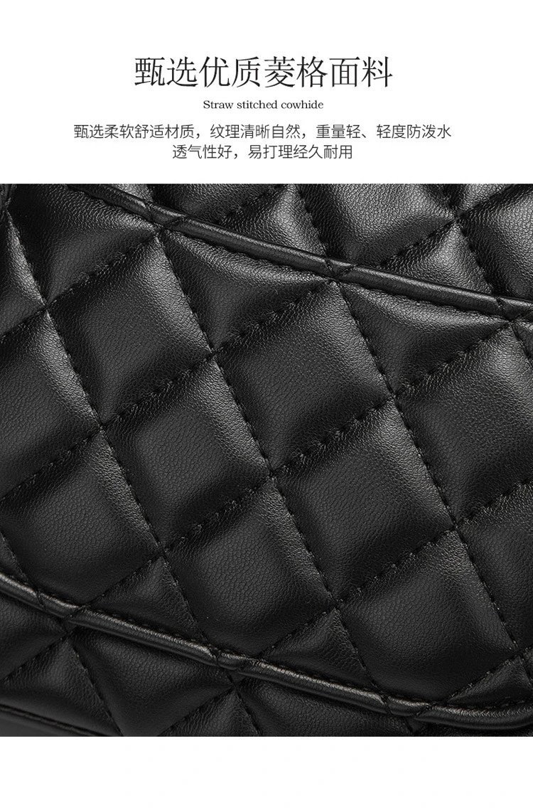 Chanel Mini Flap Bag Black Quilted Leather Chain Shoulder Bag - 4