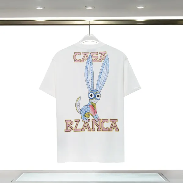 Casablanca Casa Blanca Rabbit Graphic T-Shirt White - 1