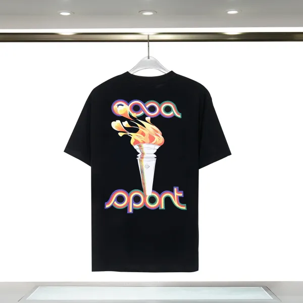 Casa Sport Torch Graphic Black T-Shirt - 1