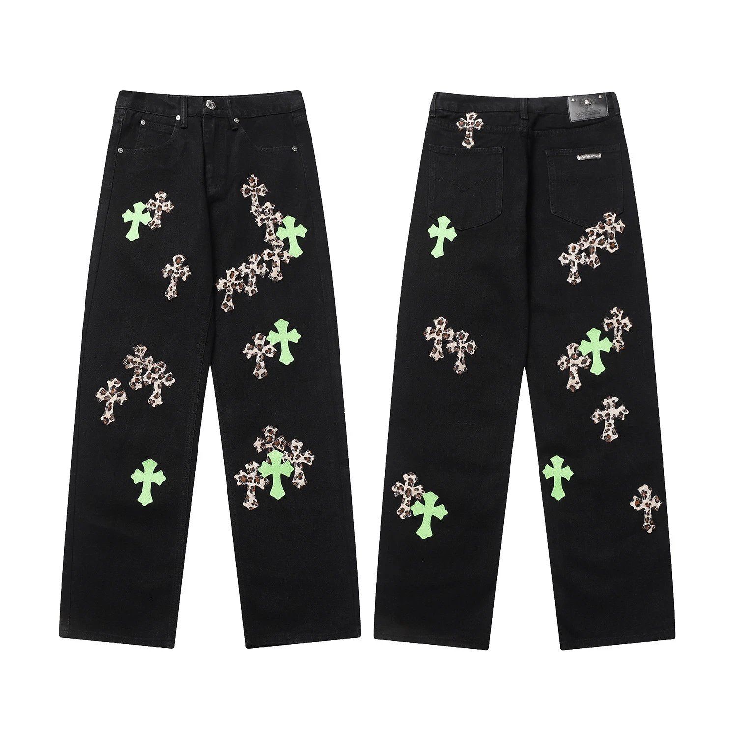 Chrome Hearts Cross-Embroidered Beige Cargo Pants - 11