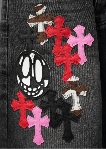 Supreme Cross Embroidered Brown Pants - 8
