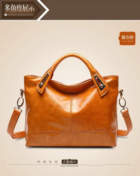 Design Patent Leather Hobo Bag Black Handbag - 24