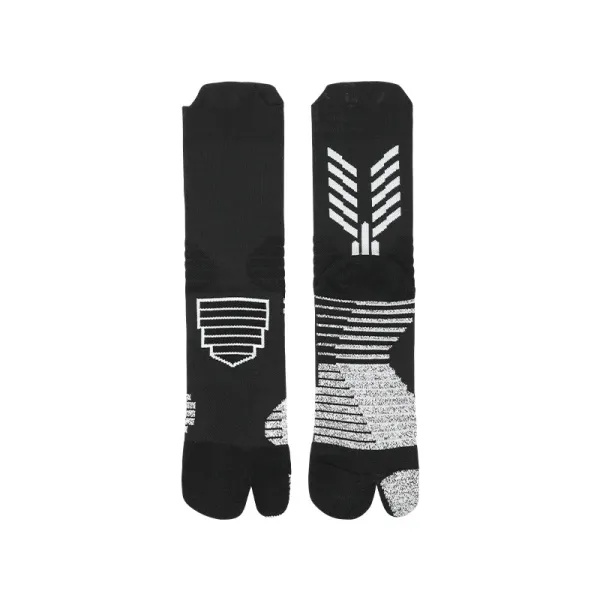 Maison Margiela Tabi Socks Black and White Graphic Socks - 1