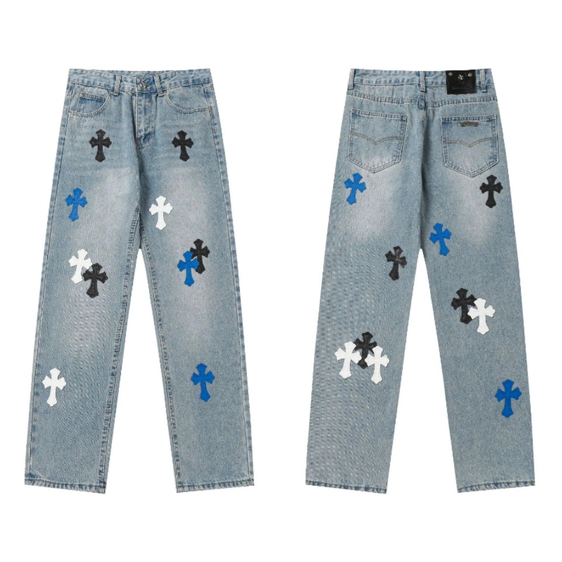 Chrome Hearts Cross-Embroidered Beige Cargo Pants - 40