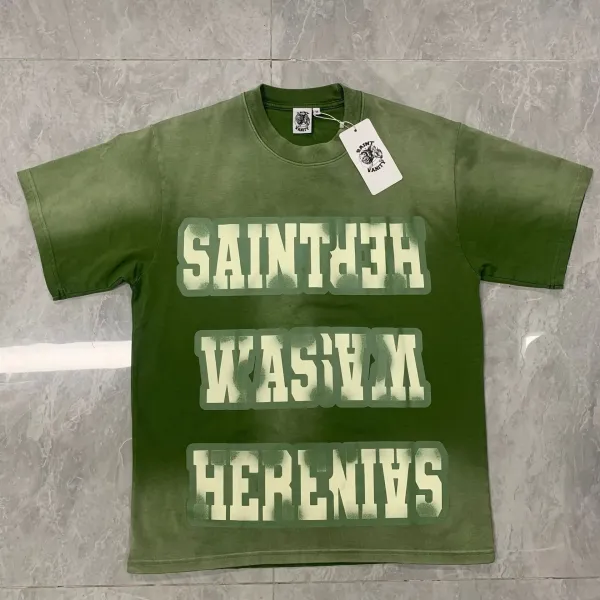 Design Saint Vanity Graphic Print Red T-Shirt T-Shirts - 17